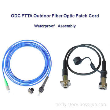 Fiber Optic Water Proof Outdoor Patch Cord Plug Cable